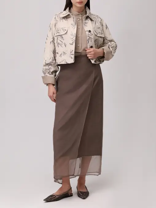 Блуза хлопковая BRUNELLO CUCINELLI