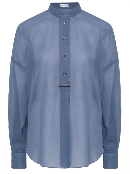 Блуза хлопковая BRUNELLO CUCINELLI