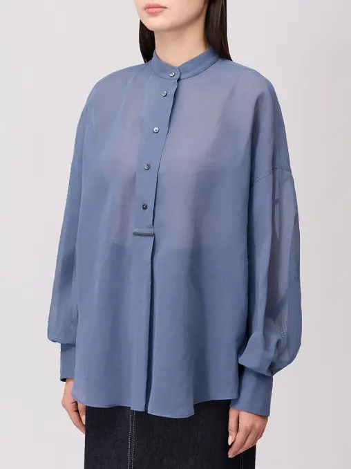 Блуза хлопковая BRUNELLO CUCINELLI