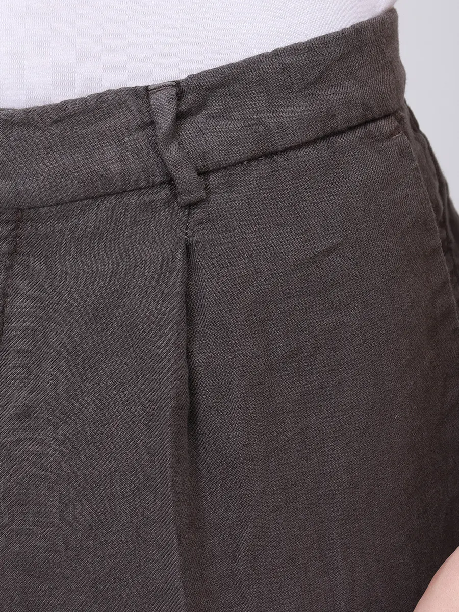 Брюки льняные