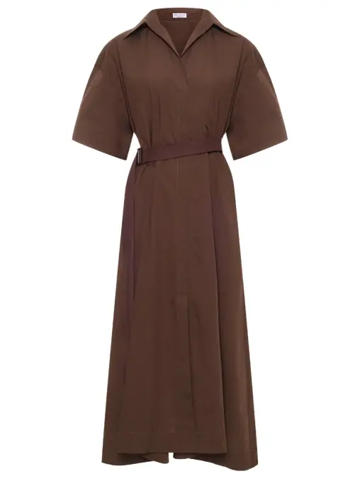 Платье хлопковое BRUNELLO CUCINELLI
