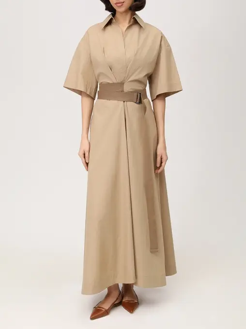 Платье хлопковое BRUNELLO CUCINELLI