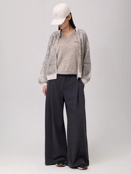 Пуловер однотонный BRUNELLO CUCINELLI