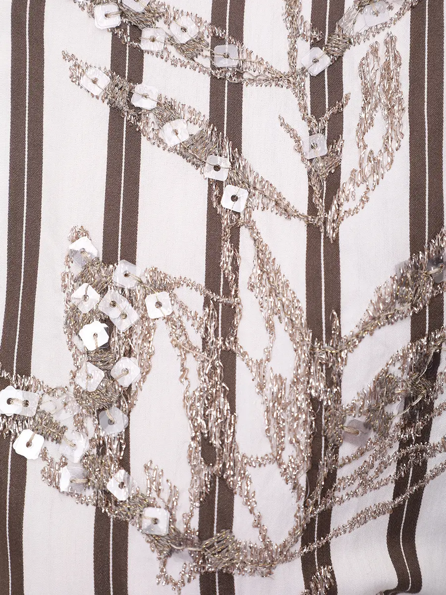 Платье из хлопка и шелка