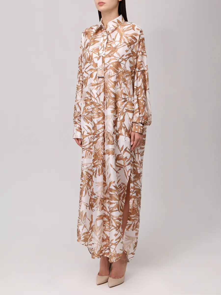 Платье шелковое