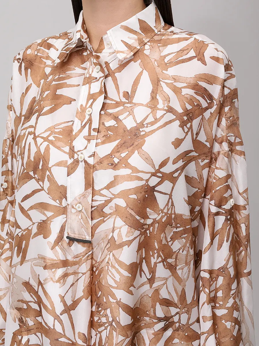 Платье шелковое