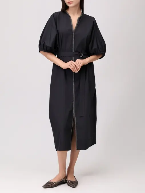 Платье хлопковое BRUNELLO CUCINELLI