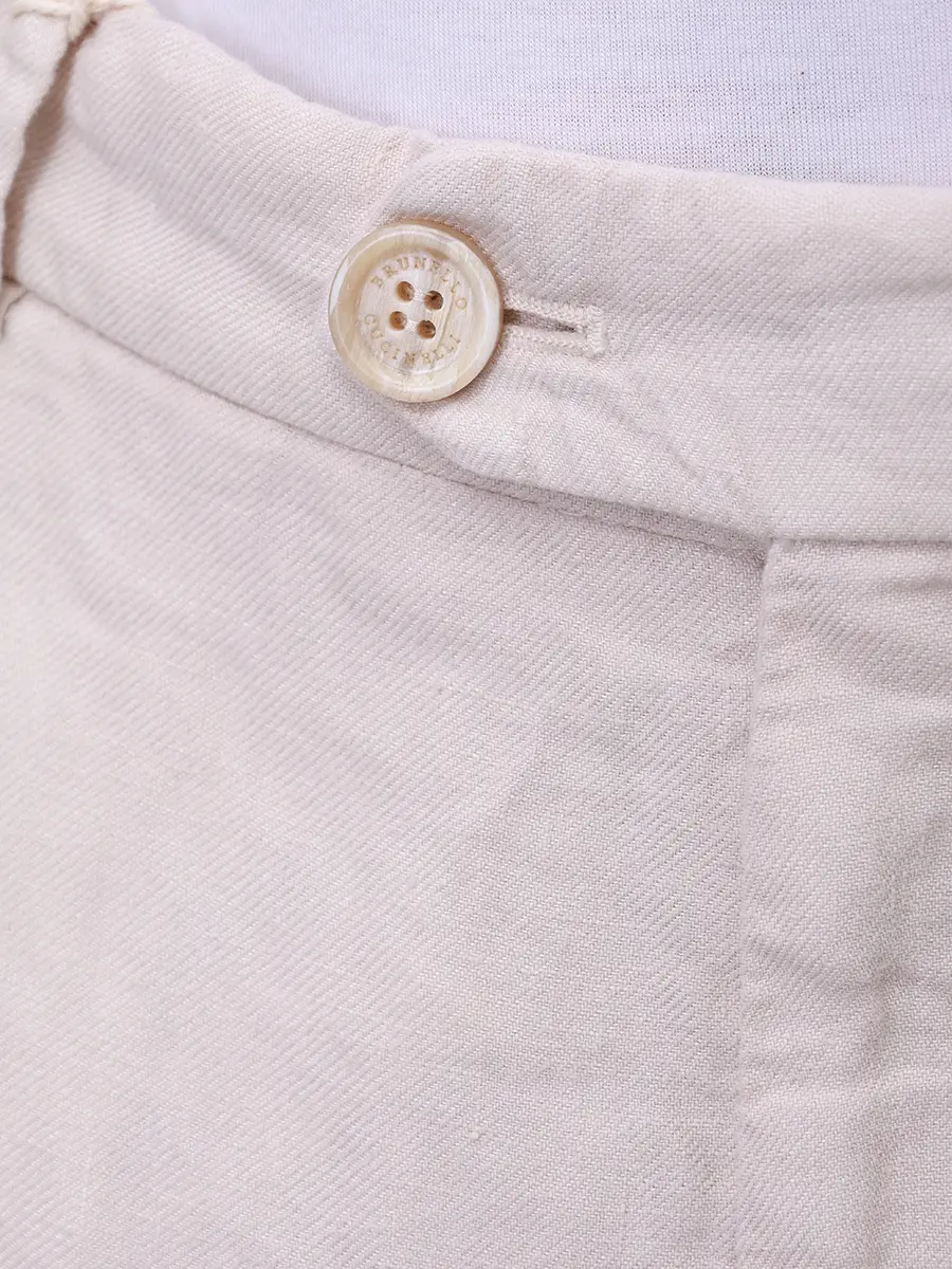 Брюки льняные