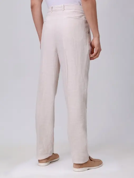 Брюки льняные BRUNELLO CUCINELLI
