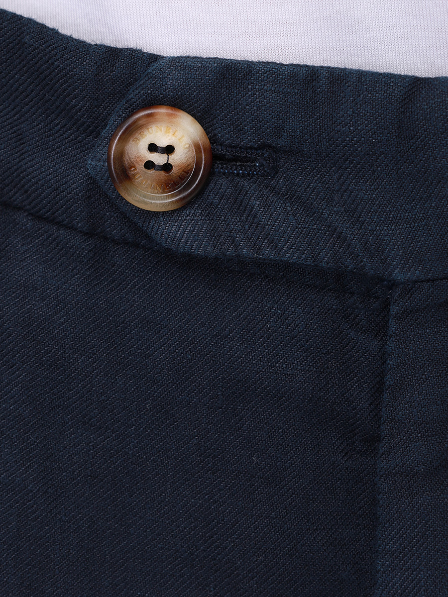 Брюки льняные