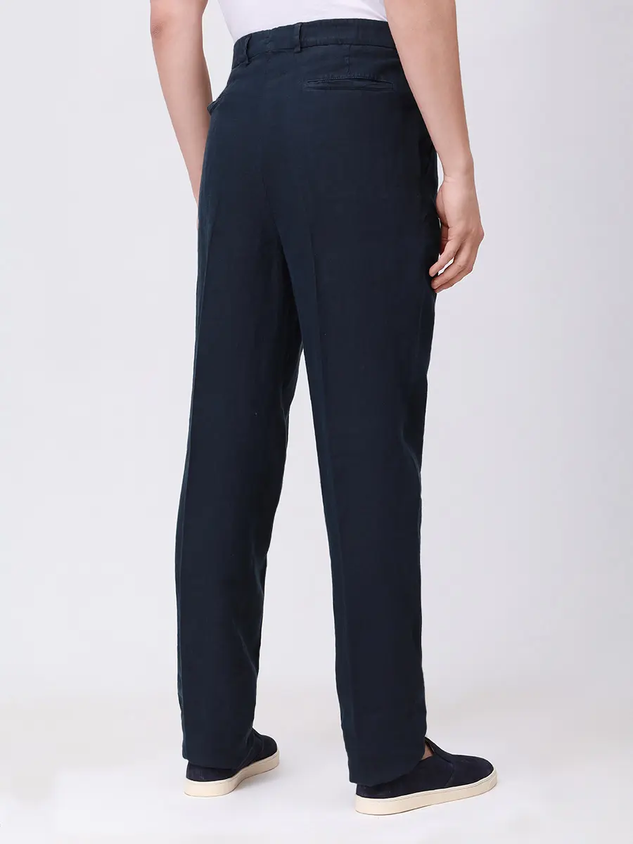 Брюки льняные