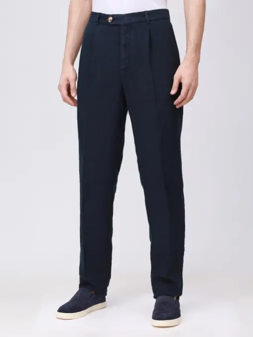 Брюки льняные BRUNELLO CUCINELLI