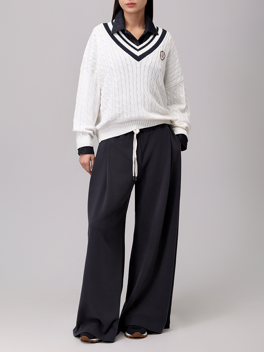 Пуловер хлопковый