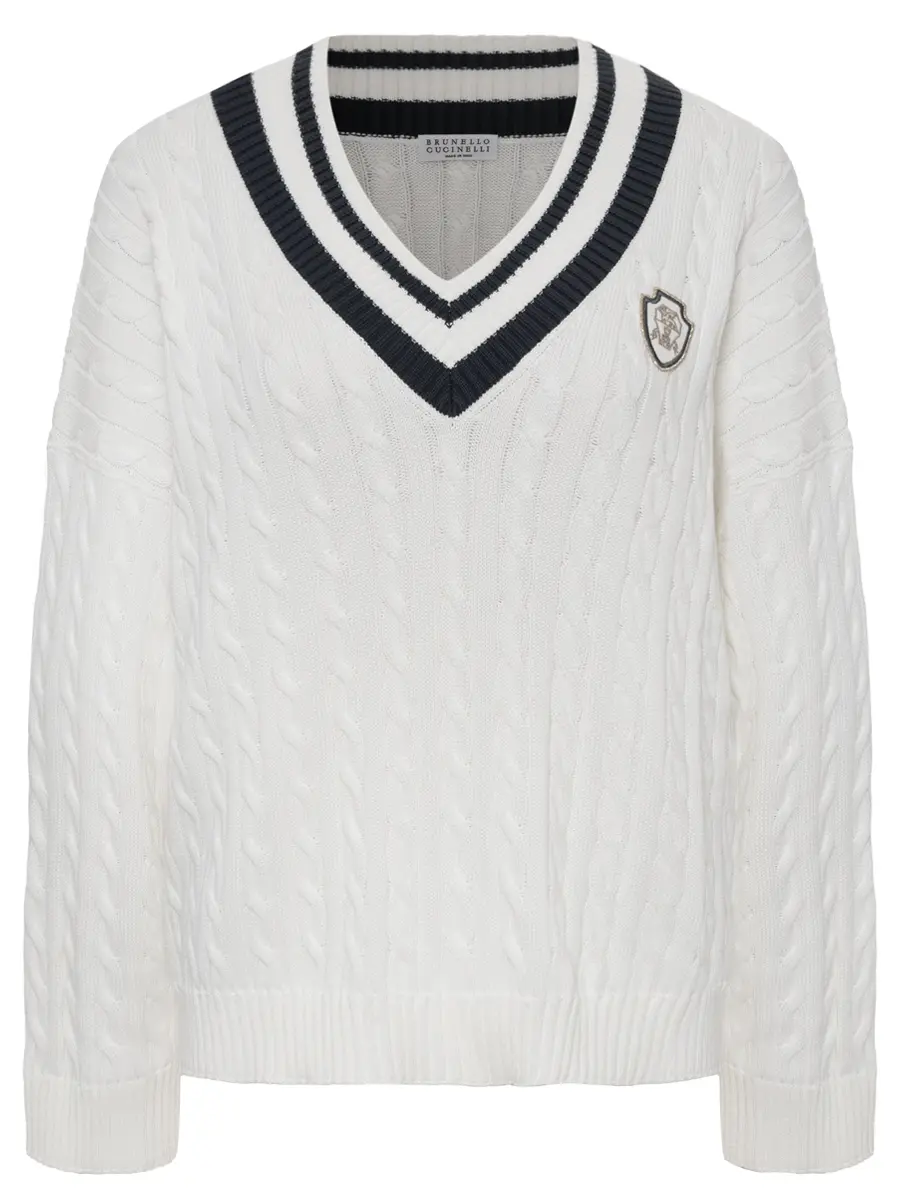 Пуловер хлопковый