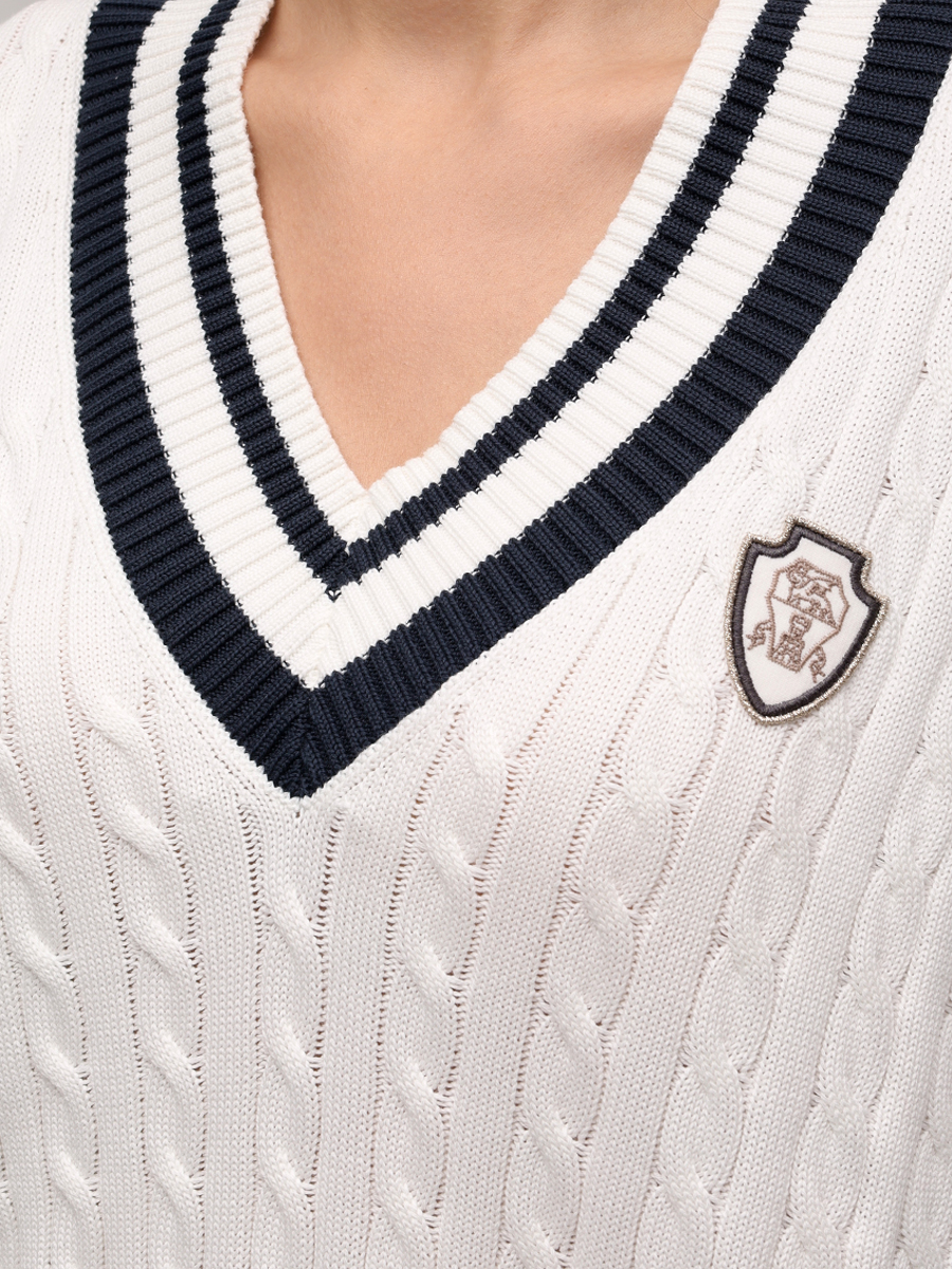 Пуловер хлопковый