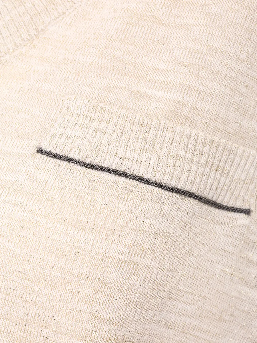 Пуловер однотонный