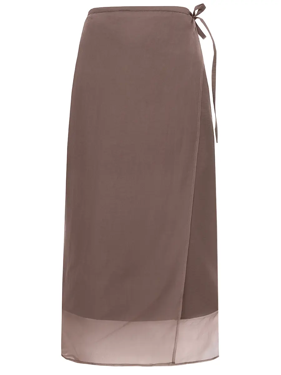 Юбка из хлопка и шелка