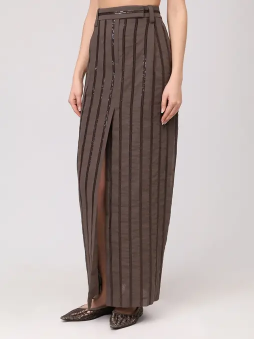 Юбка хлопковая BRUNELLO CUCINELLI