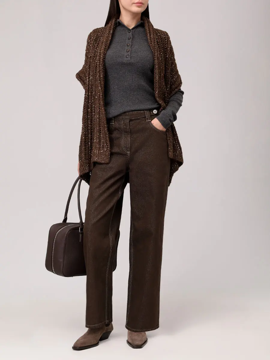 Кардиган с пайетками