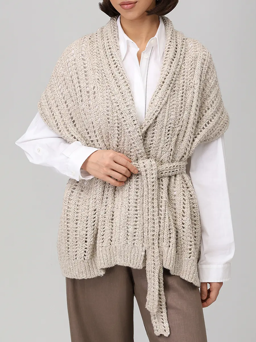 Кардиган с пайетками