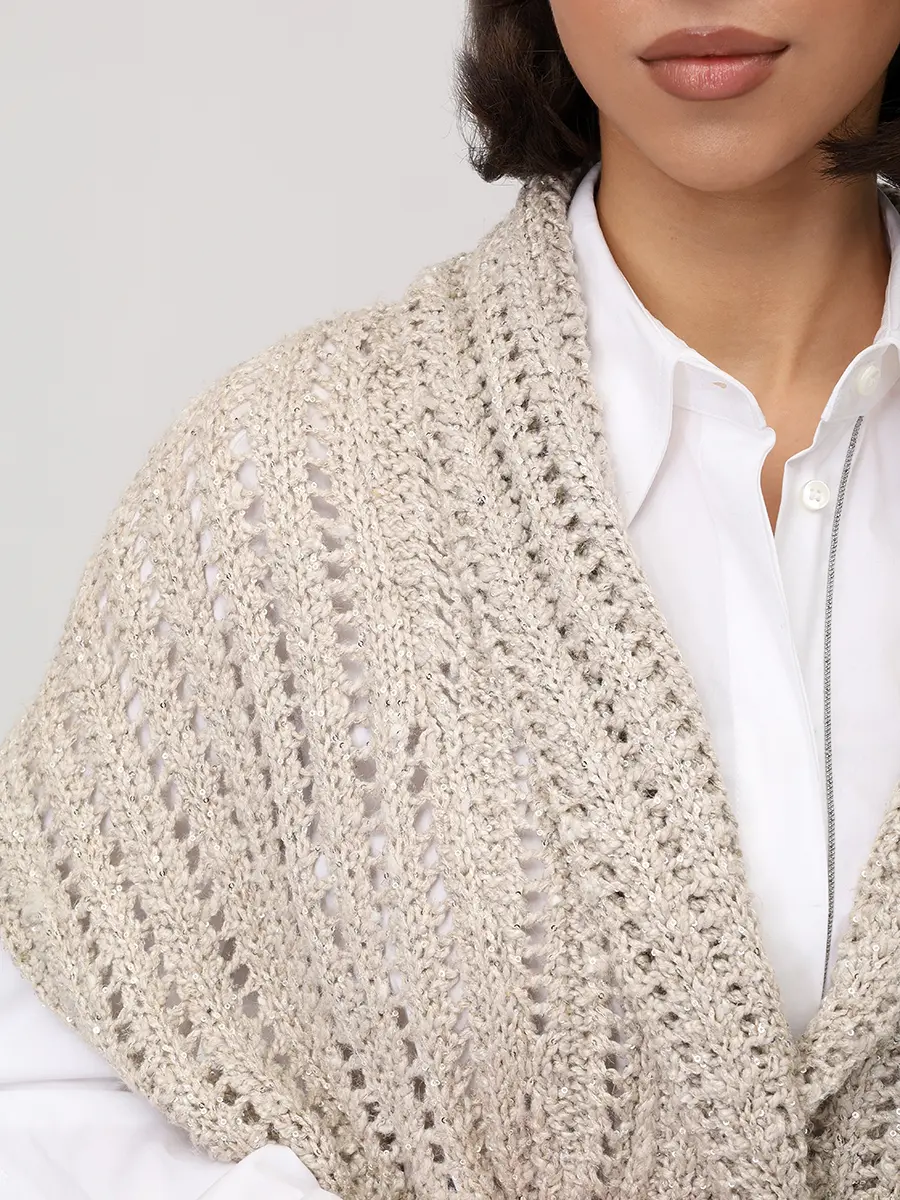 Кардиган с пайетками