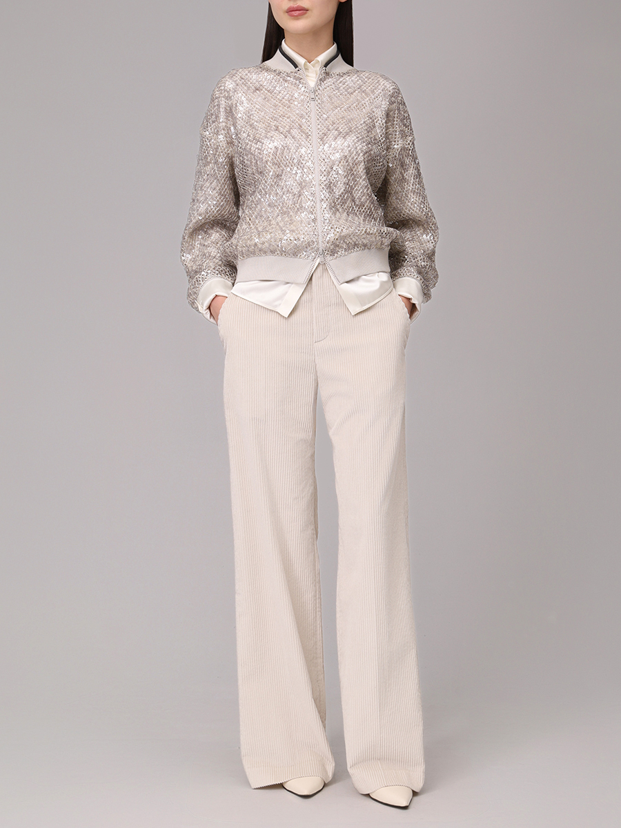 Бомбер ажурный