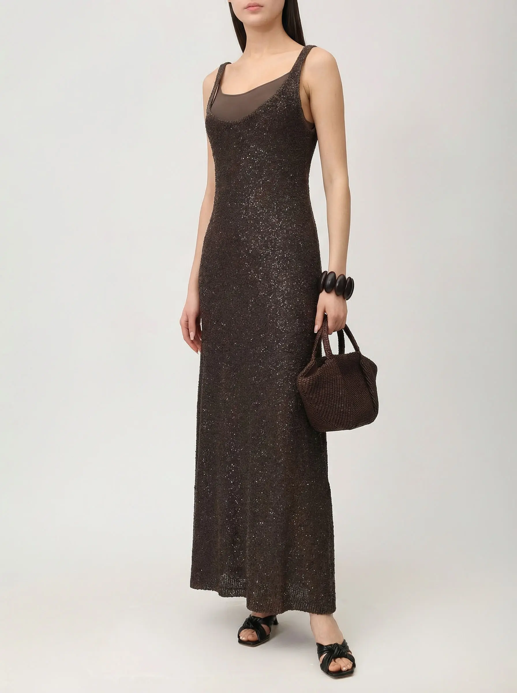 Платье с пайетками