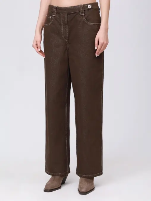 Джинсы хлопковые BRUNELLO CUCINELLI