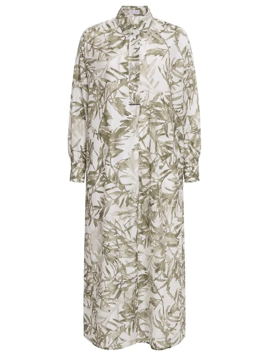 Платье шелковое