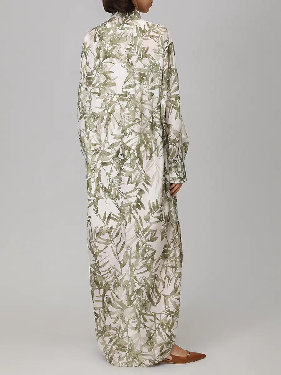 Платье шелковое