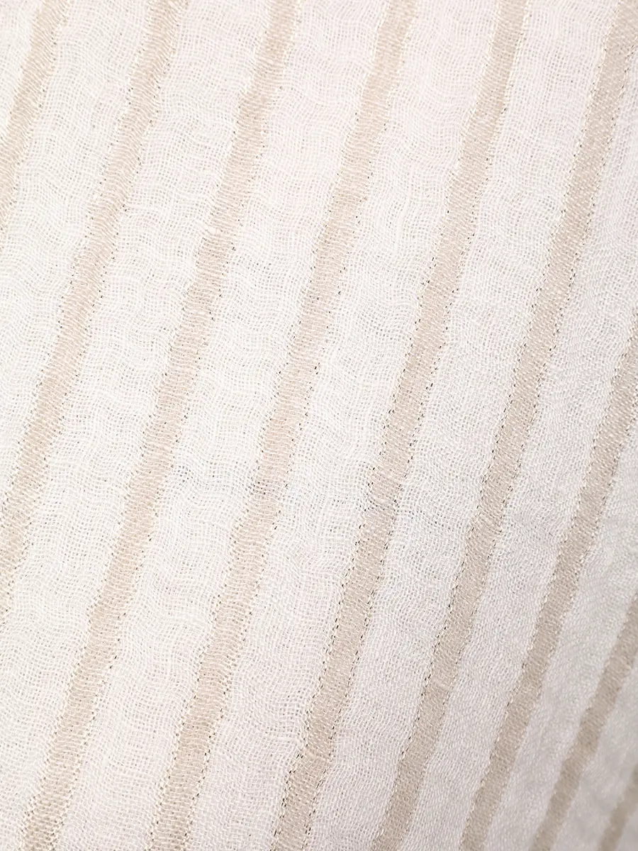 Пончо из шерсти и льна