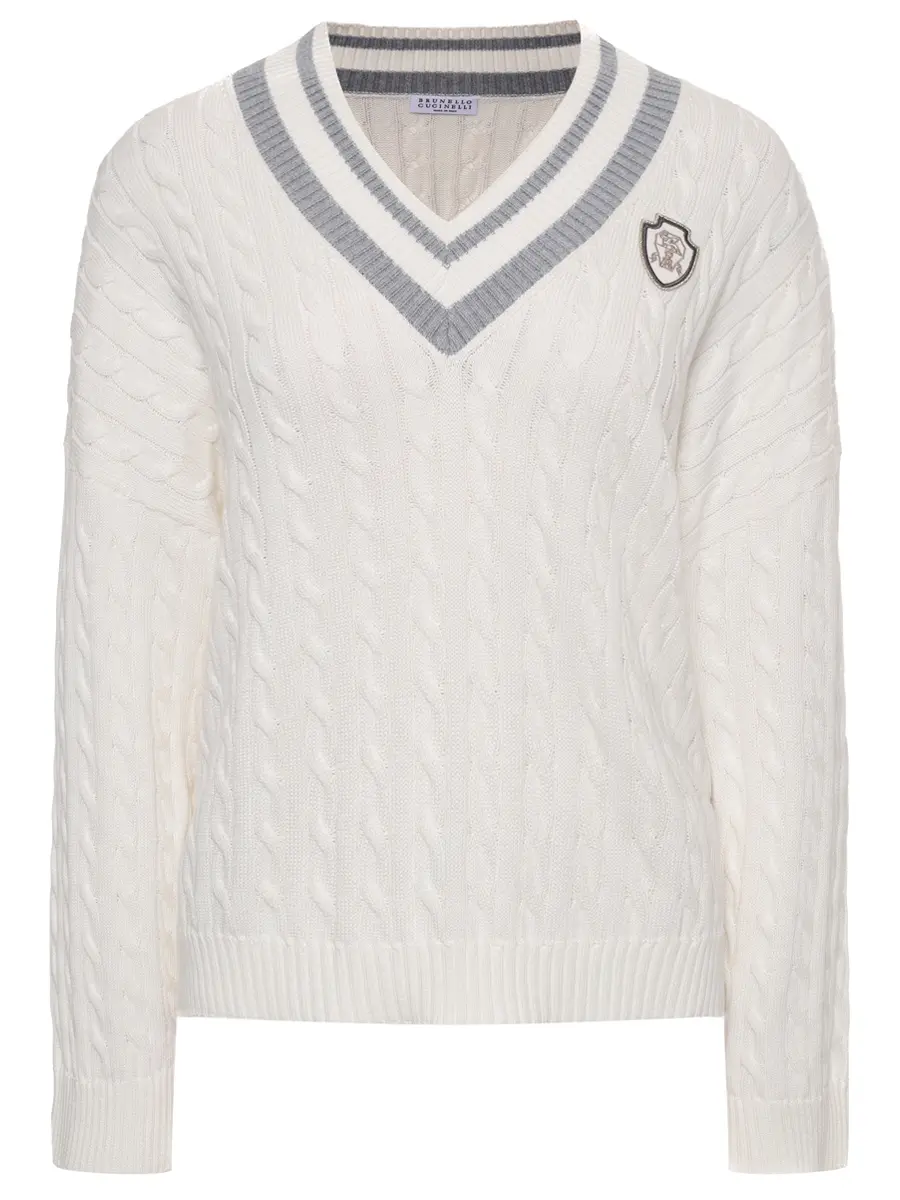 Пуловер хлопковый