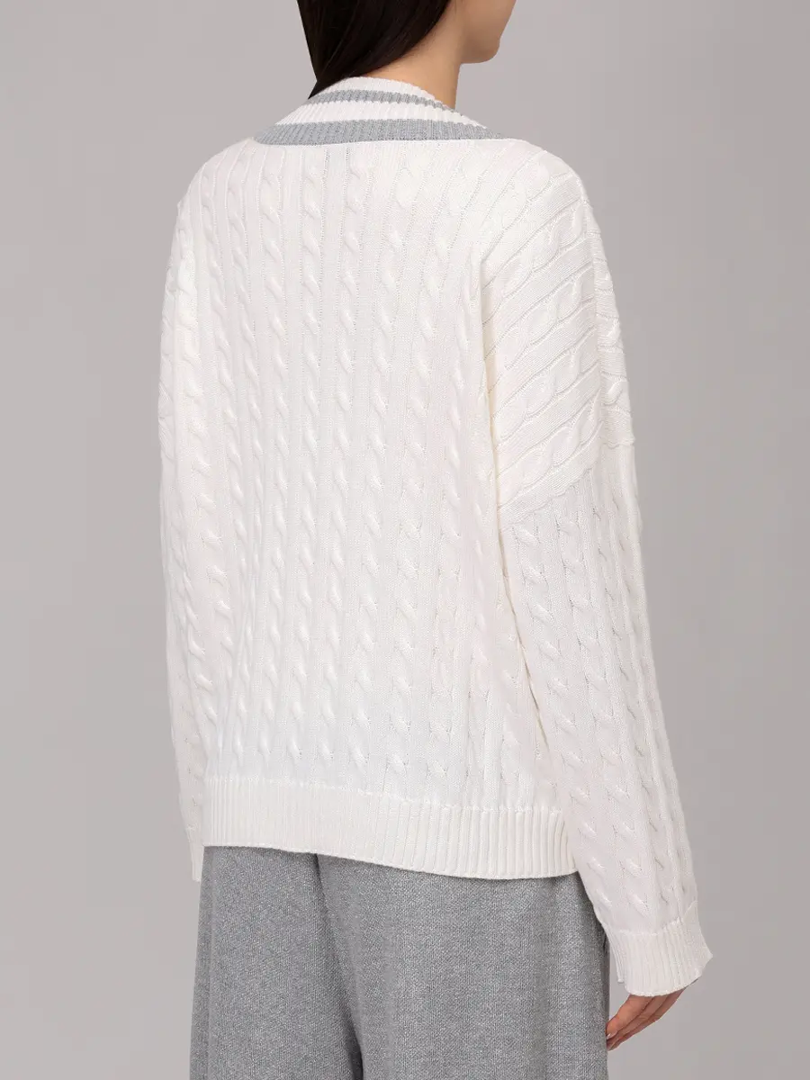 Пуловер хлопковый