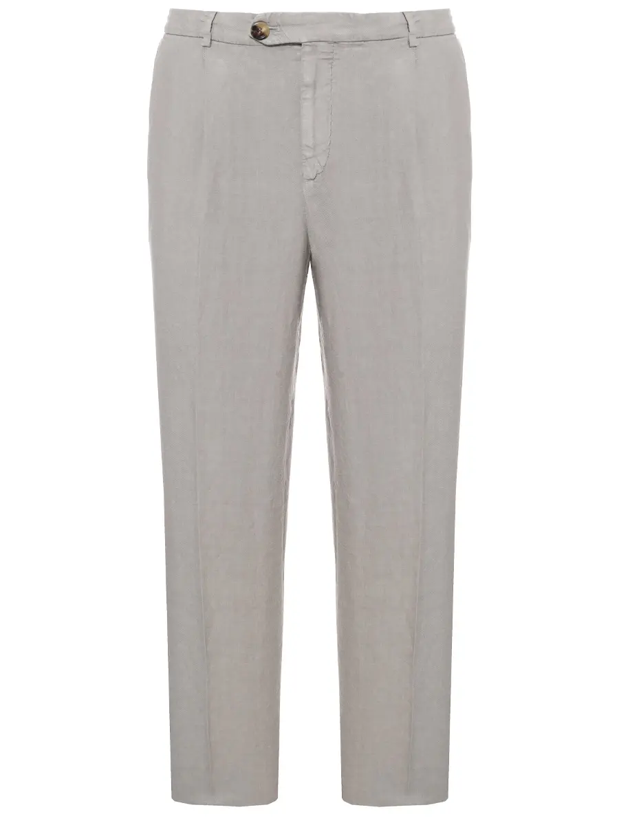 Брюки льняные