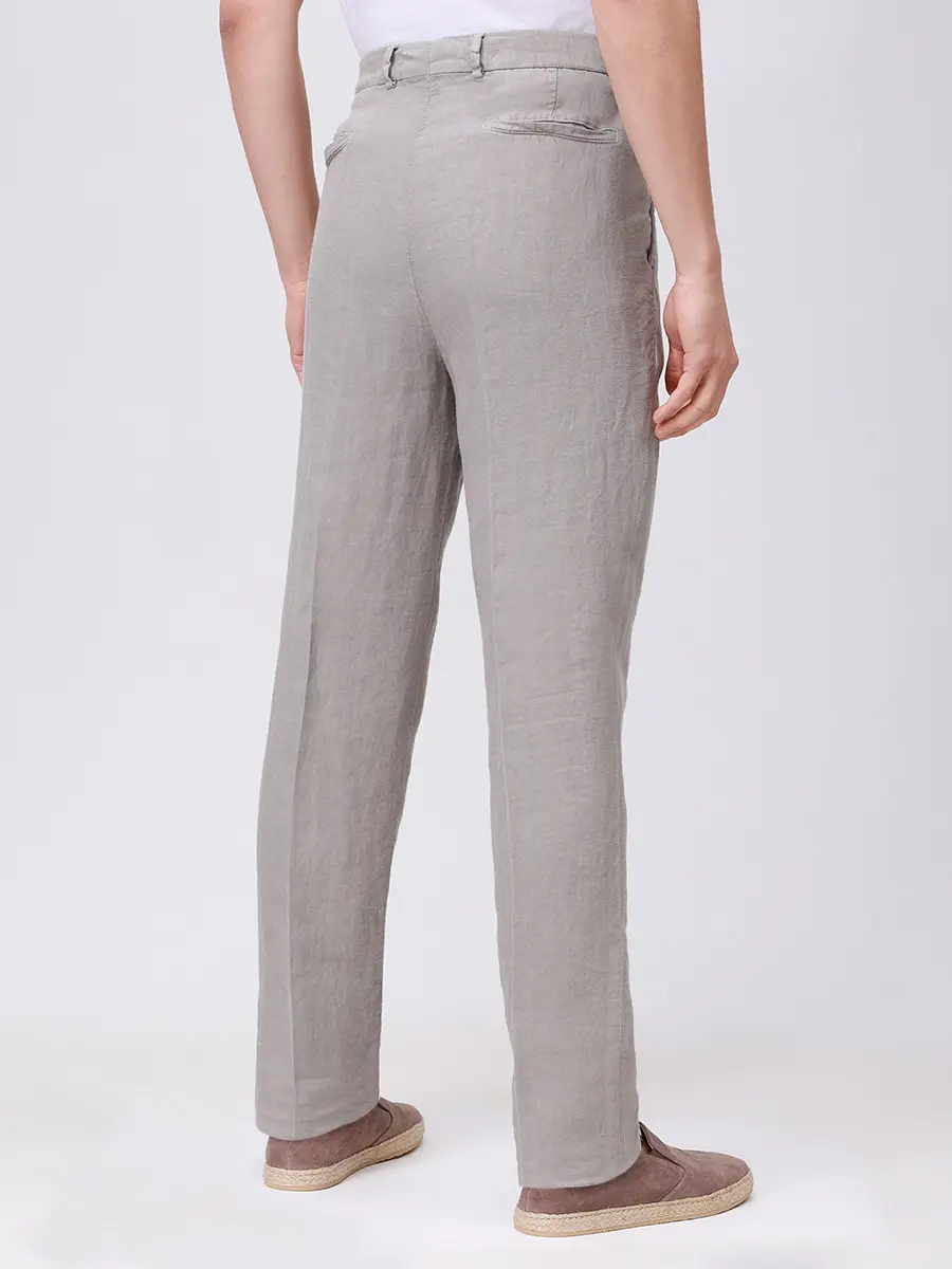 Брюки льняные