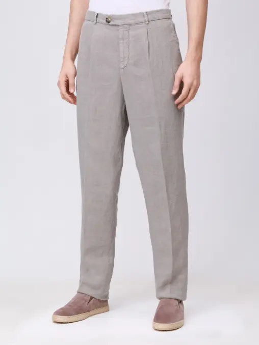 Брюки льняные BRUNELLO CUCINELLI