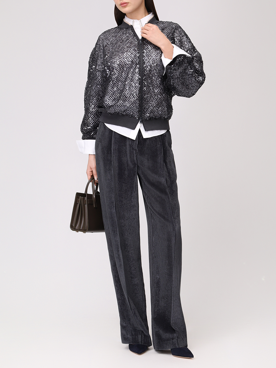 Бомбер ажурный