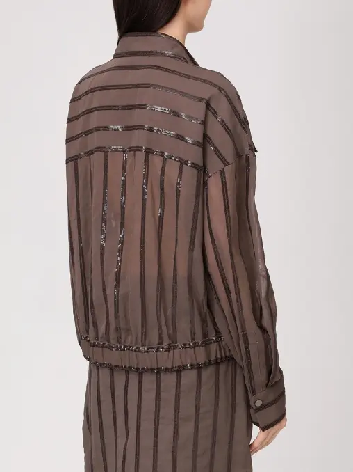 Рубашка хлопковая BRUNELLO CUCINELLI