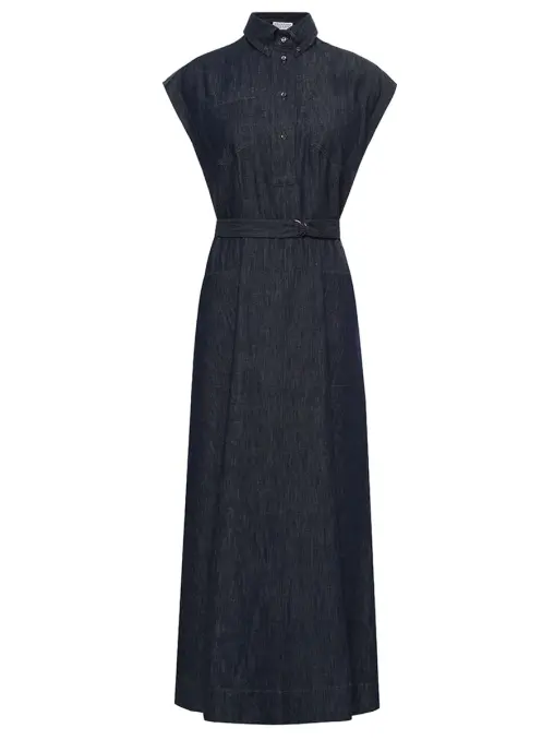 Платье джинсовое BRUNELLO CUCINELLI