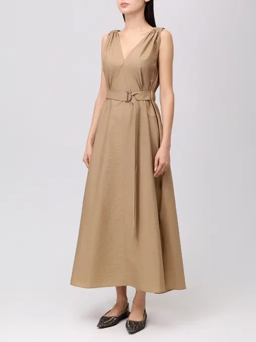 Платье хлопковое BRUNELLO CUCINELLI