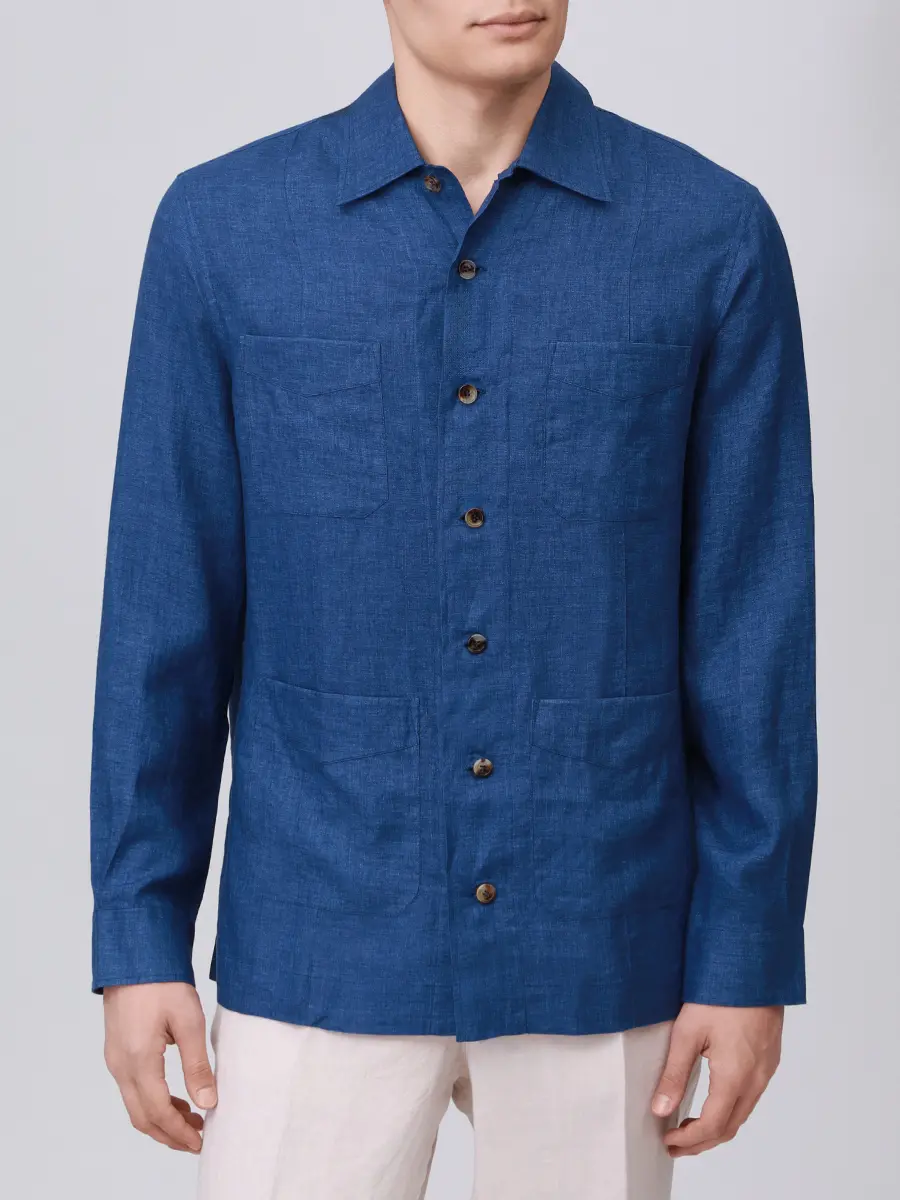 Рубашка Easy Fit льняная