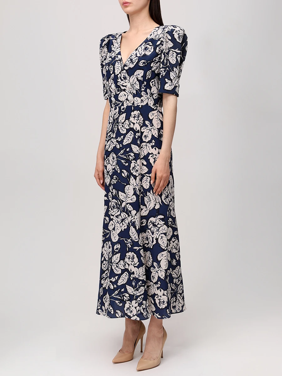 Платье шелковое "From Olga with love"