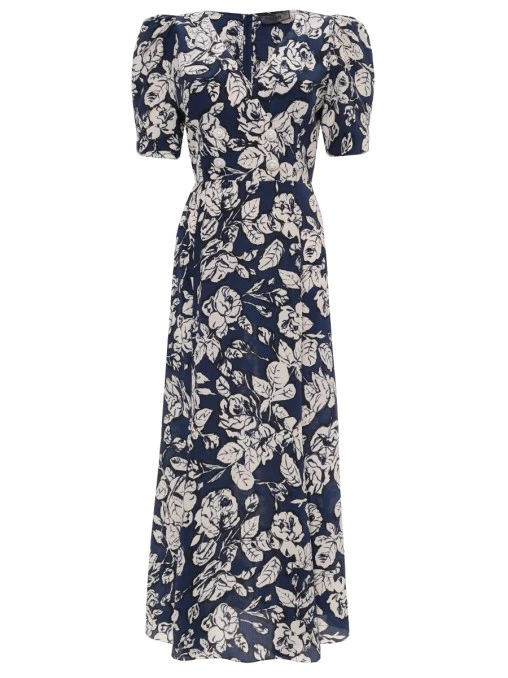 Платье шелковое "From Olga with love" CARPI