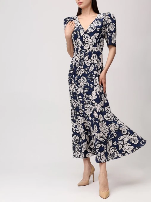 Платье шелковое "From Olga with love" CARPI