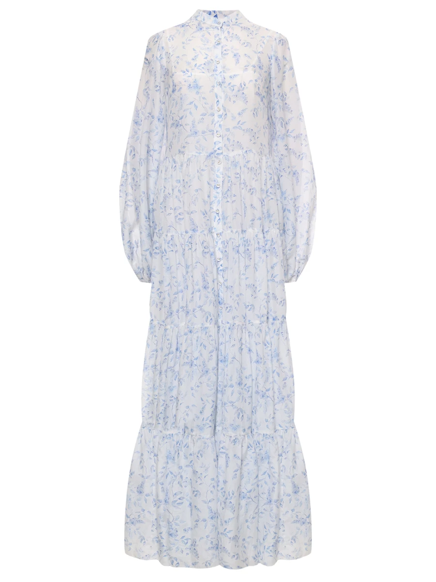 Платье из хлопка и шелка