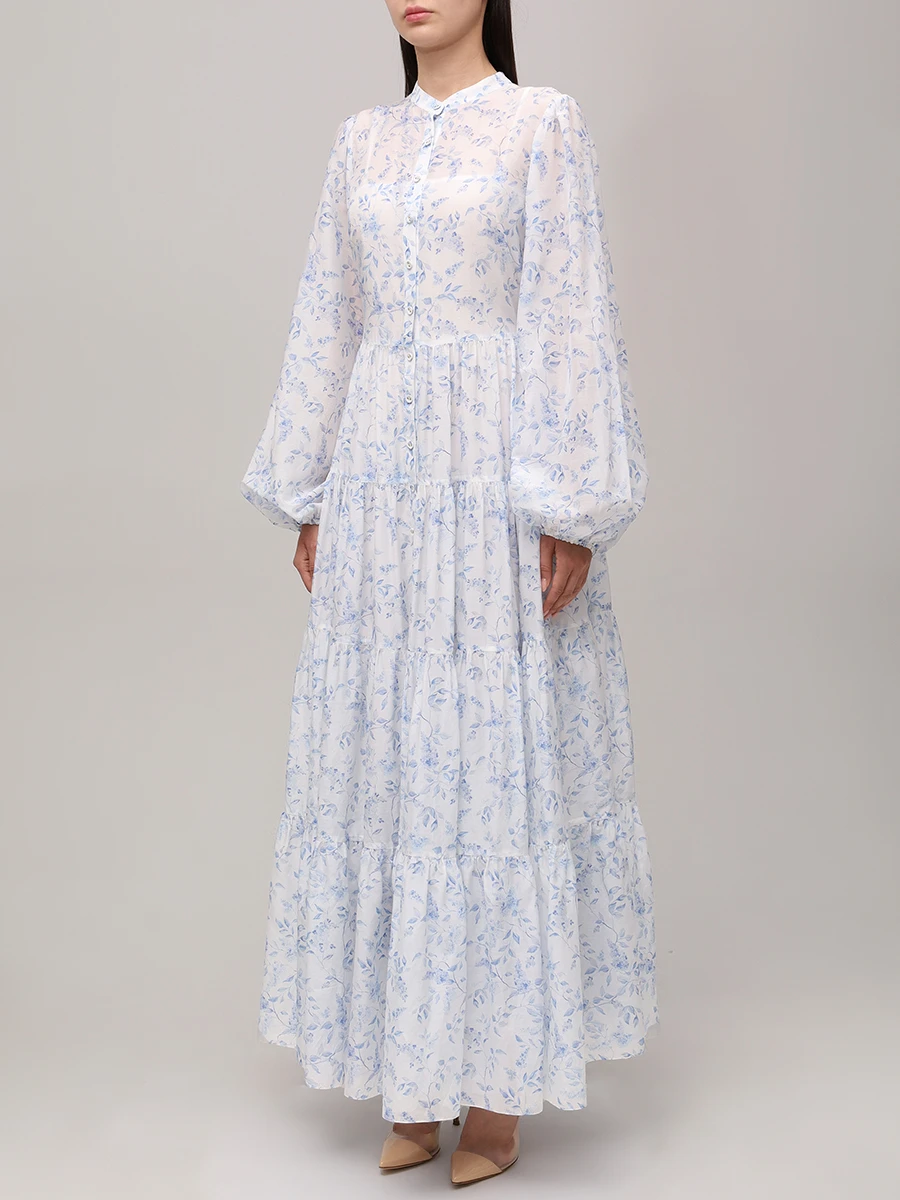 Платье из хлопка и шелка