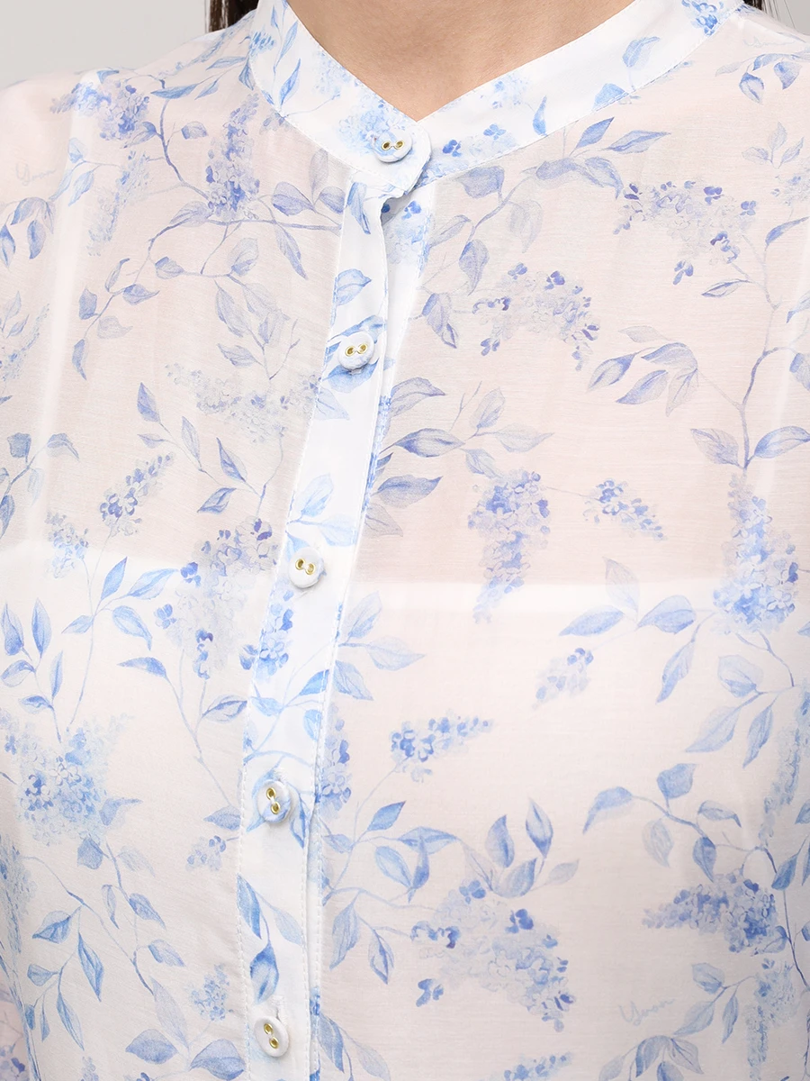 Платье из хлопка и шелка