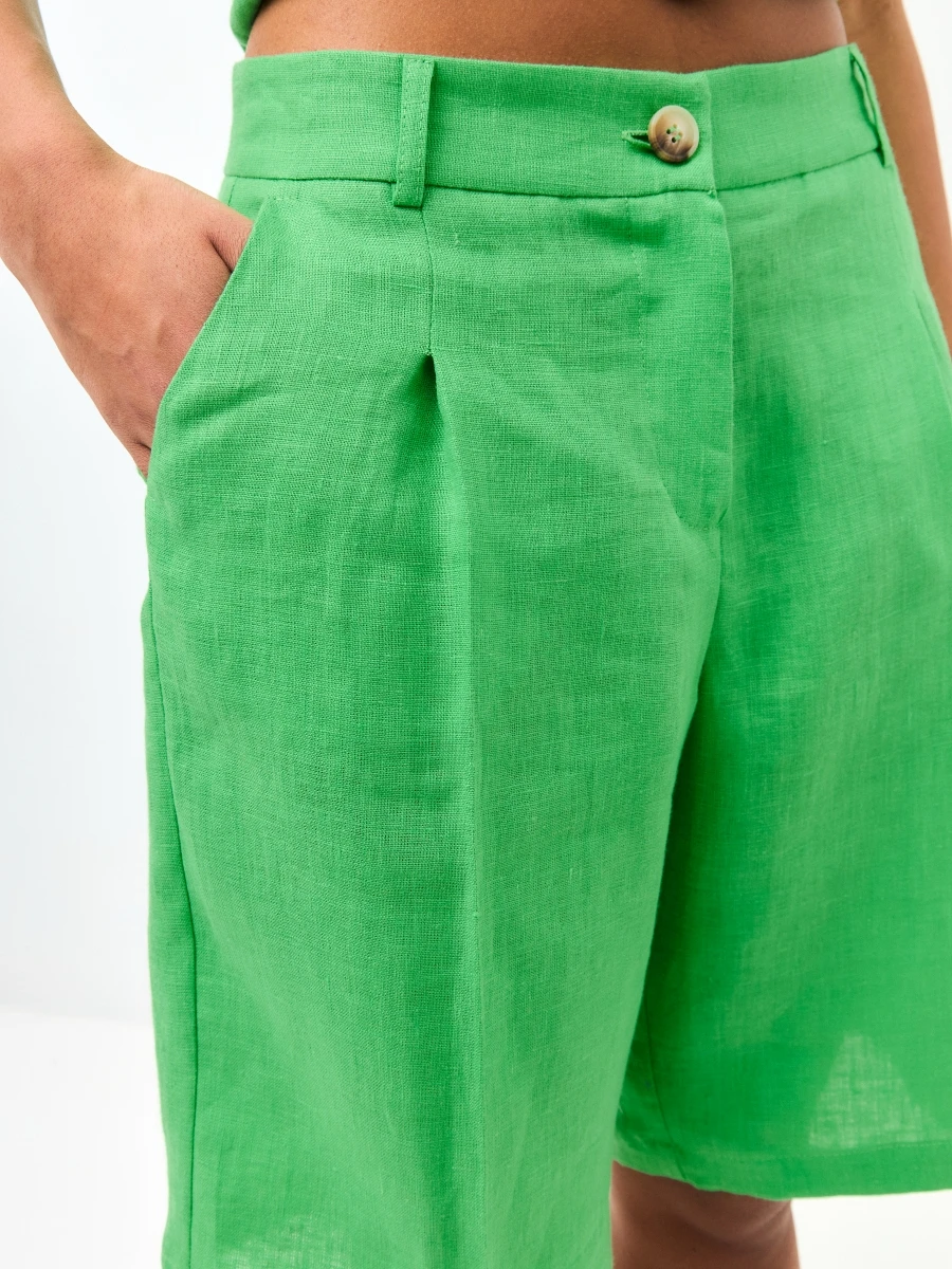 Шорты льняные