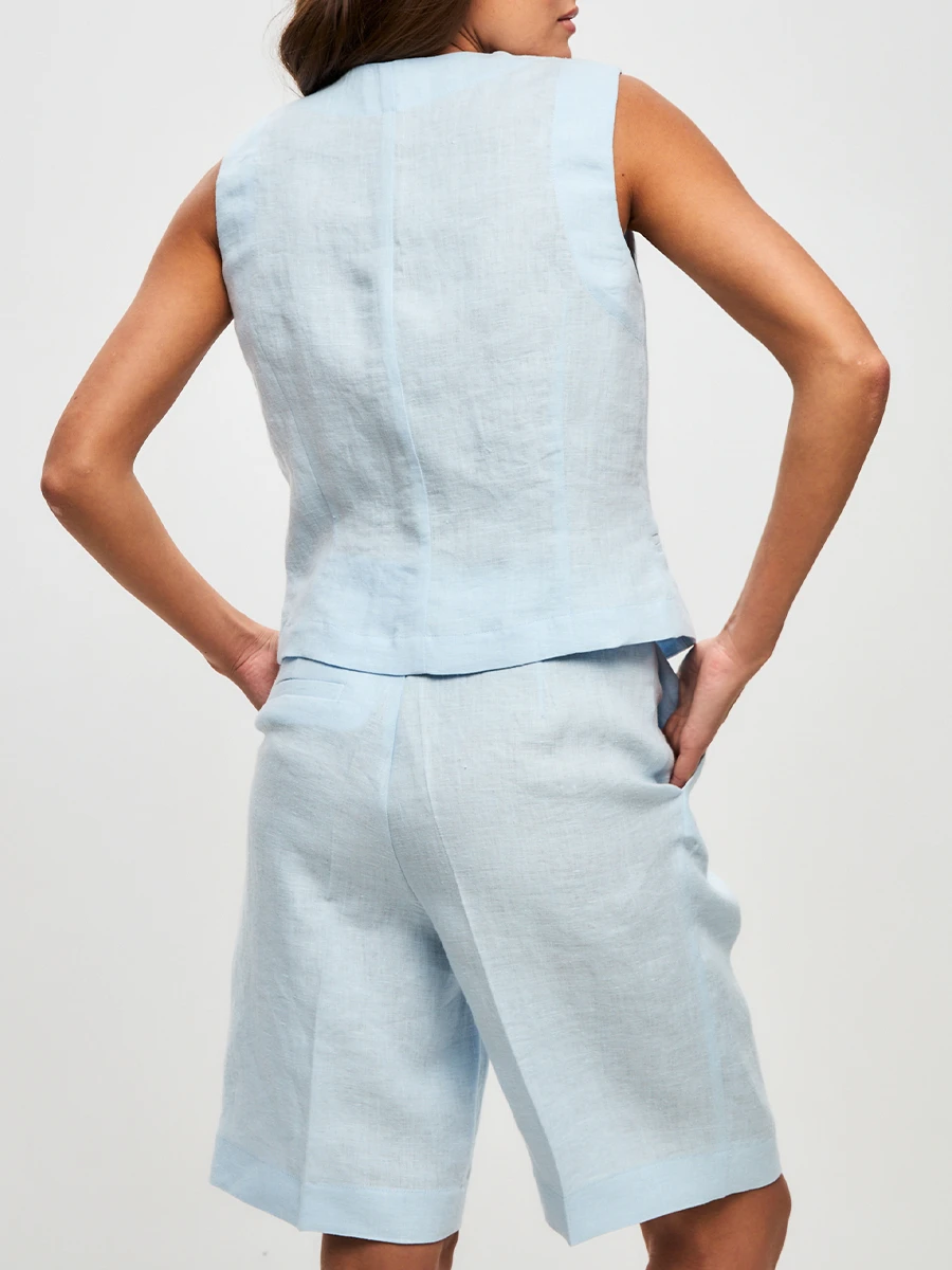 Шорты льняные