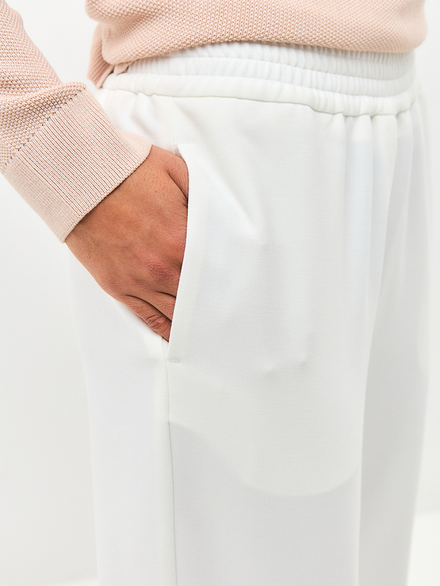 Брюки однотонные